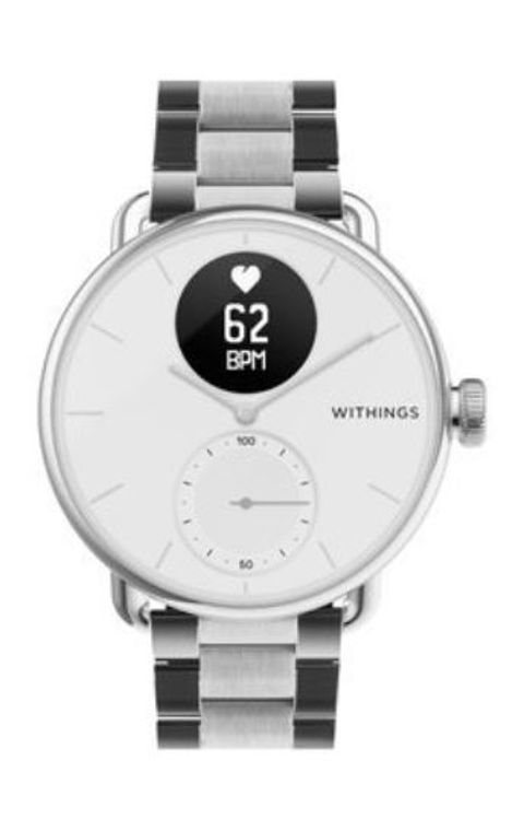 Mynd Withings 18mm Oyster Silfur ól