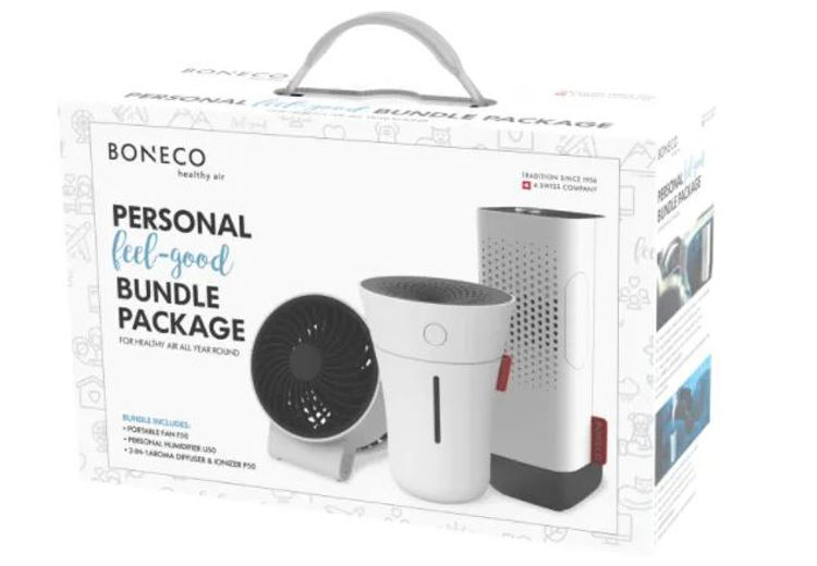 Mynd Boneco Loftgæðapakki - Vifta, rakatæki og ilmtæki