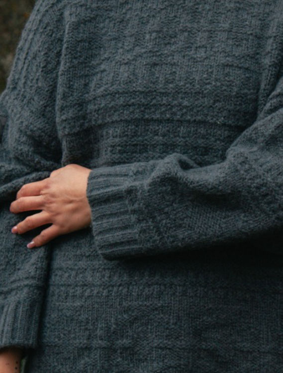 Mynd Tufte Dahlia merino ullarpeysa kvenna