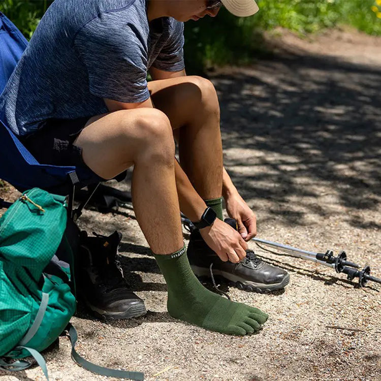 Mynd Injinji Liner Crew Wool tásokkar