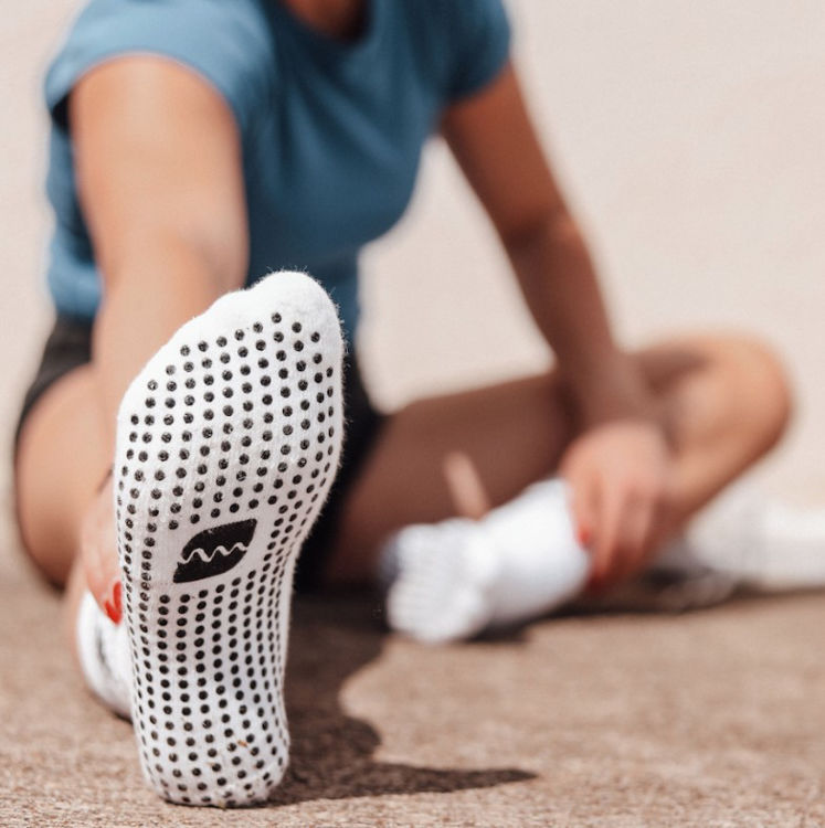 Mynd The Toe Spacer Crew sokkar með gripi