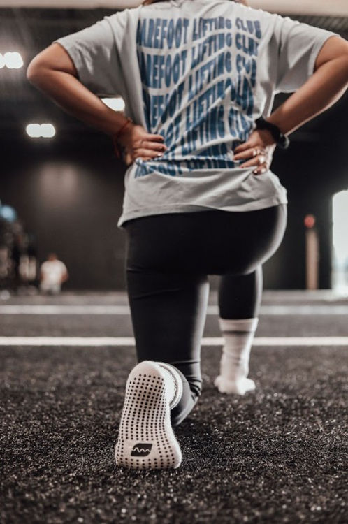 Mynd The Toe Spacer Crew sokkar með gripi