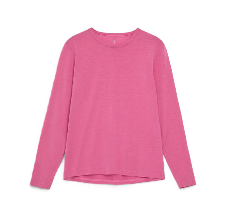 Mynd Tufte Clover Merino bolur síðerma kvenna