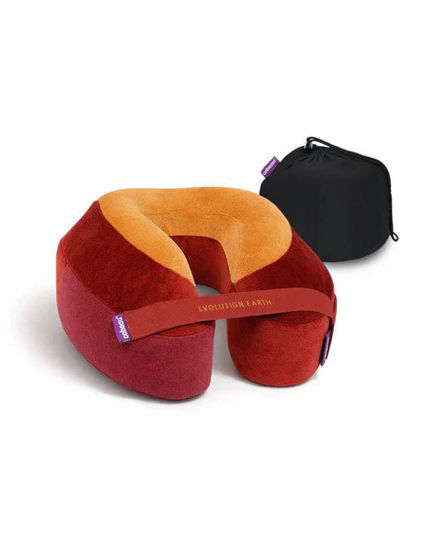 Mynd Cabeau Evolution Earth Deluxe hálspúði rauður