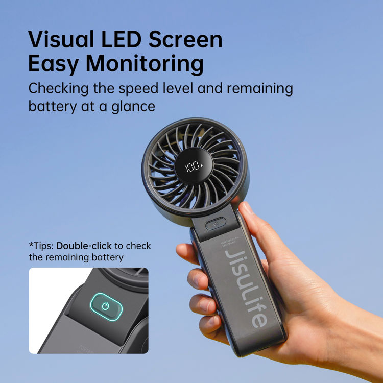 Mynd JisuLife Handheld 7 vifta