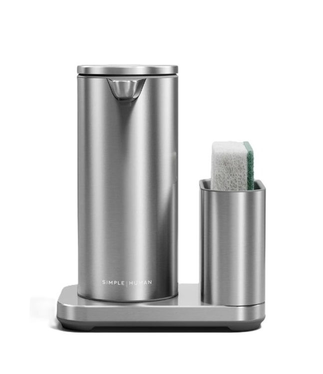 Mynd simplehuman sápuskammtari með hólfi